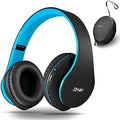 ZIHNIC Bluetooth Headphones Over-Ear, Foldable Wireless and Wired Stereo Headset Micro SD/TF, FM for Cell Phone,PC,Soft Earmuffs &Light Weight for Prolonged Wearing(Rose Gold)