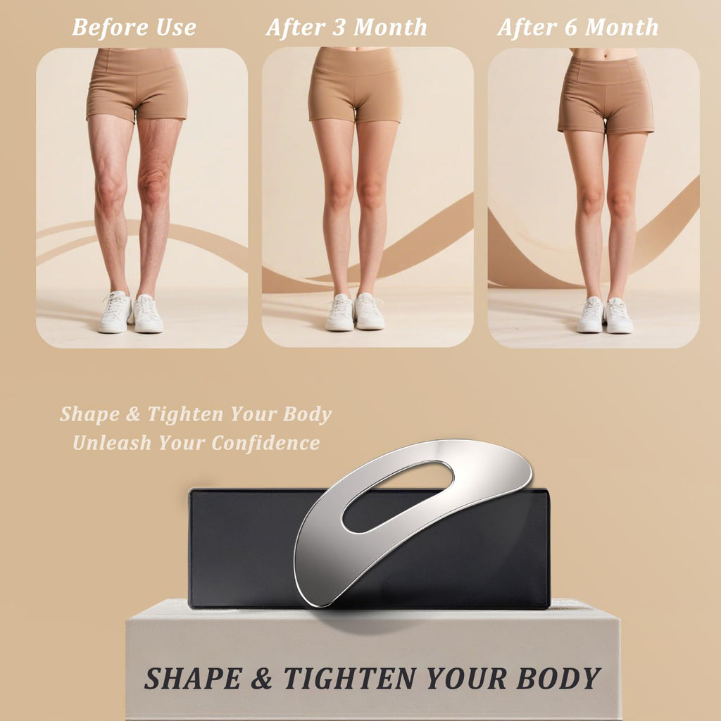 Body Gua Sha Tool Large Gua Sha Body Tool Cellulite Massage Tool (Resin) Lymphatic Drainage Tool Guasha Tool for Face, Back, Legs, Women's Body Shaping Tools