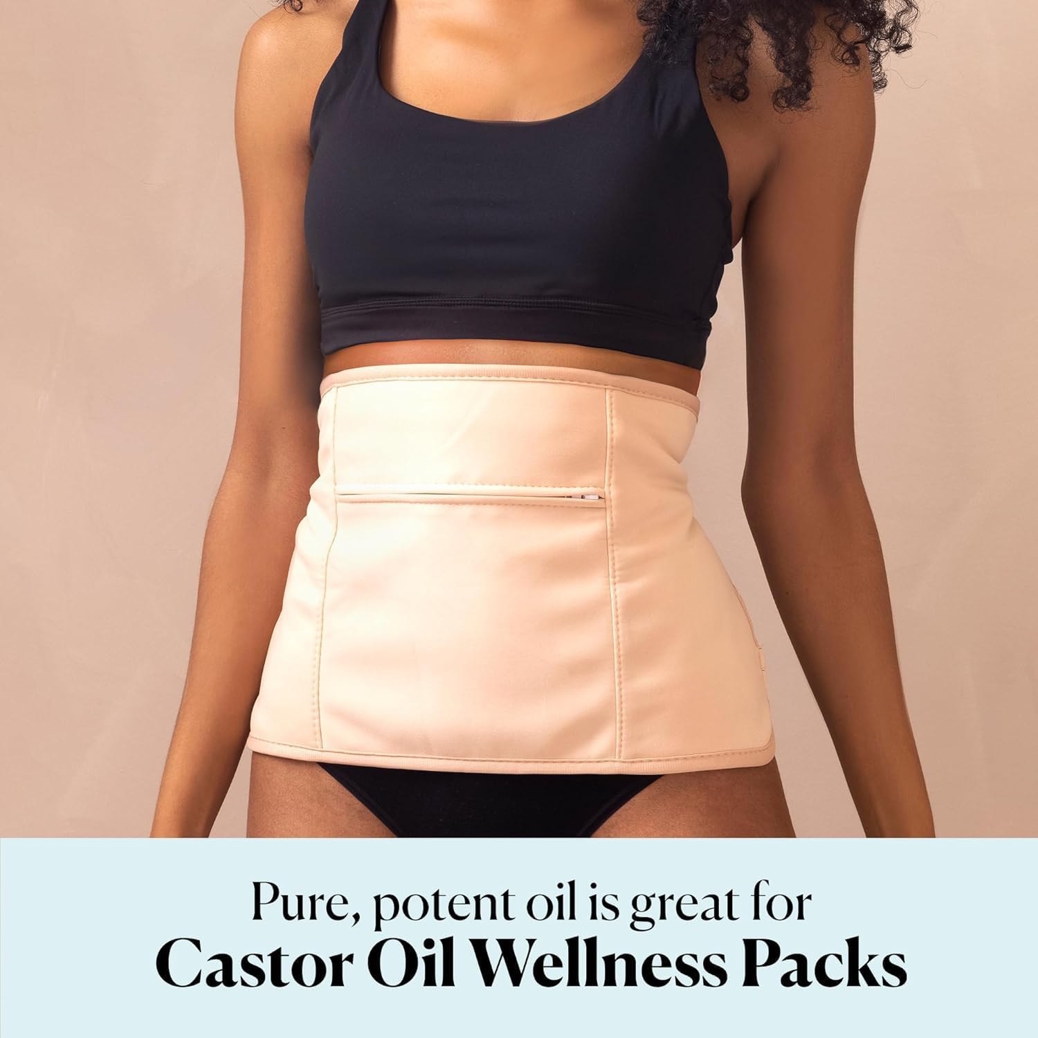 Sky Organics Castor Oil - USDA Certified Organic Hair Oil for Hair Growth, Skin, Face, Eyelashes - Cold Pressed & Hexane Free - Pure Organic Castor Oil Pack Wrap - Carrier & Hair Treatment Oil -16oz