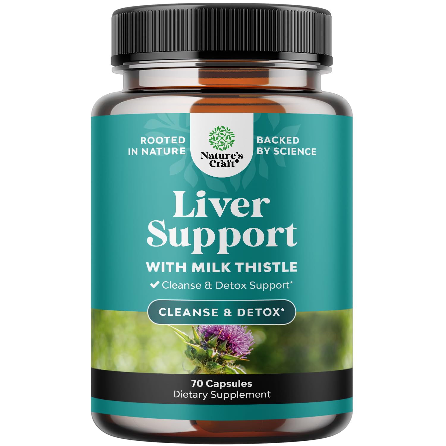 Deep Liver Cleanse, Detox & Repair with Milk Thistle Liquid Drops - Liver Detox Liquid Artichoke Extract with Dandelion Leaf, Ginger & Turmeric Curcumin for Immunity & Daily Cleanse -60 ml Bottle