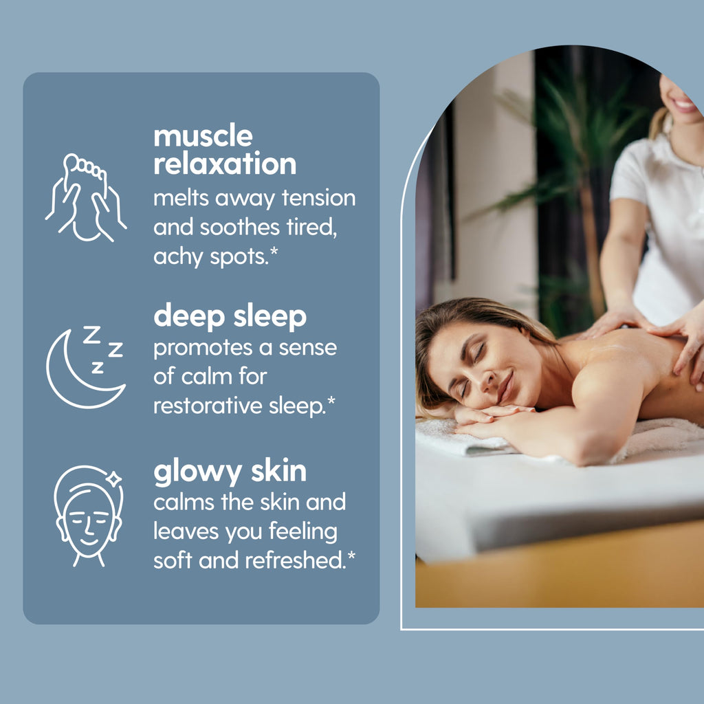 Firming Body Massage Oil with Collagen & Stem Cell – Helps Smooth The Appearance of Cellulite & Improve Skin Texture – Refreshing Aromatherapy Body Oil for Legs & Full Body – 16 Fl Oz