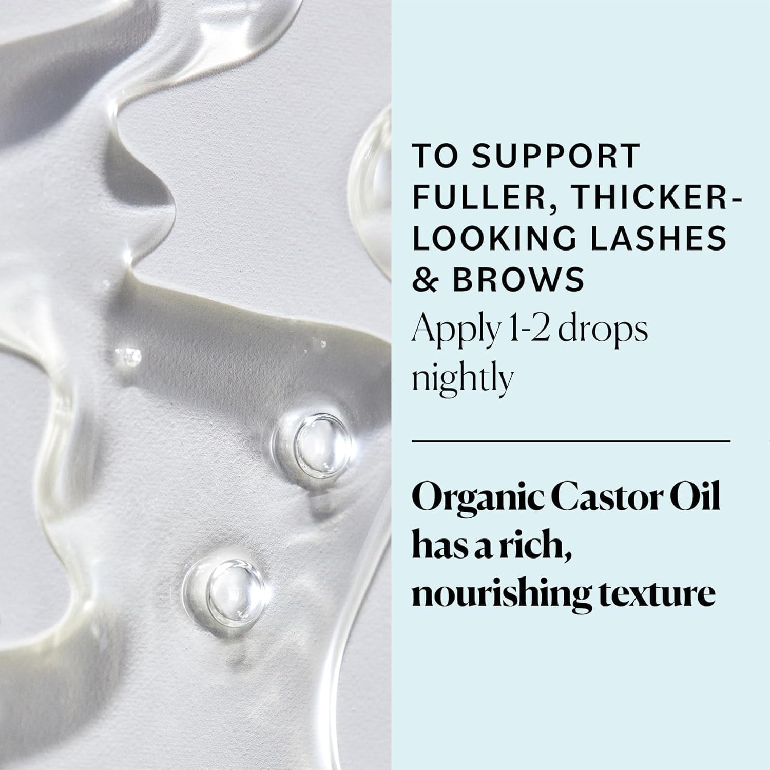 Sky Organics Castor Oil - USDA Certified Organic Hair Oil for Hair Growth, Skin, Face, Eyelashes - Cold Pressed & Hexane Free - Pure Organic Castor Oil Pack Wrap - Carrier & Hair Treatment Oil -16oz