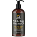 Firming Body Massage Oil with Collagen & Stem Cell – Helps Smooth The Appearance of Cellulite & Improve Skin Texture – Refreshing Aromatherapy Body Oil for Legs & Full Body – 16 Fl Oz