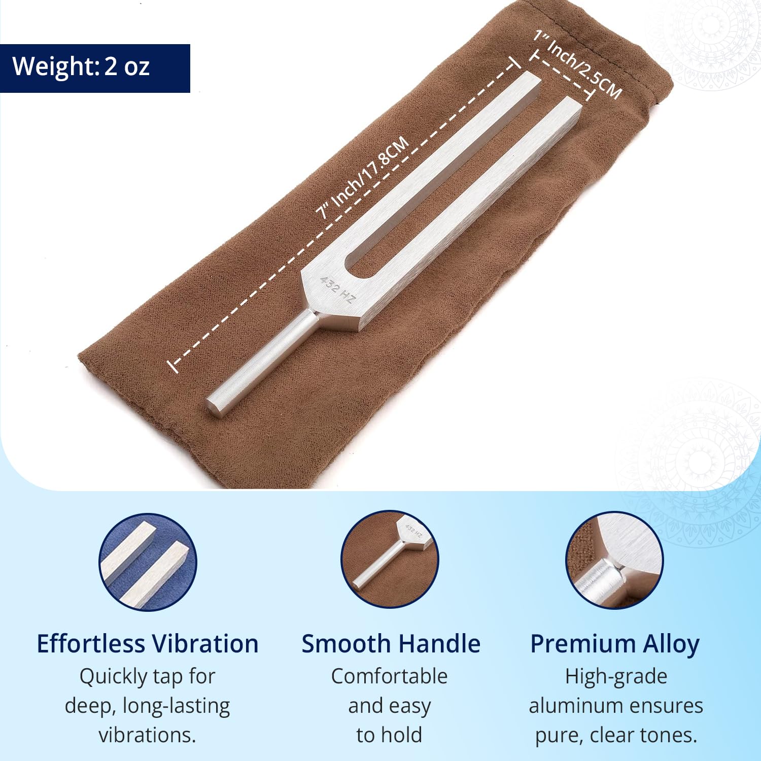 Solfeggio Tuning Forks Set for Healing – 9 Chakra Frequencies 174Hz to 963Hz | Precision-Machined Aluminum Alloy | Made in USA | Chakra Healing, Sound Therapy, Reiki, Yoga, Energy Balancing Tools.