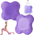 2 Pack Yoga Knee Pads Mat Set - Extra Thick Foam Kneeling Pad Cushion for Knees, Elbows, Wrists, Head - Yoga Essentials for Women Men, Non-Slip Pilates, Meditation, Floor Workouts