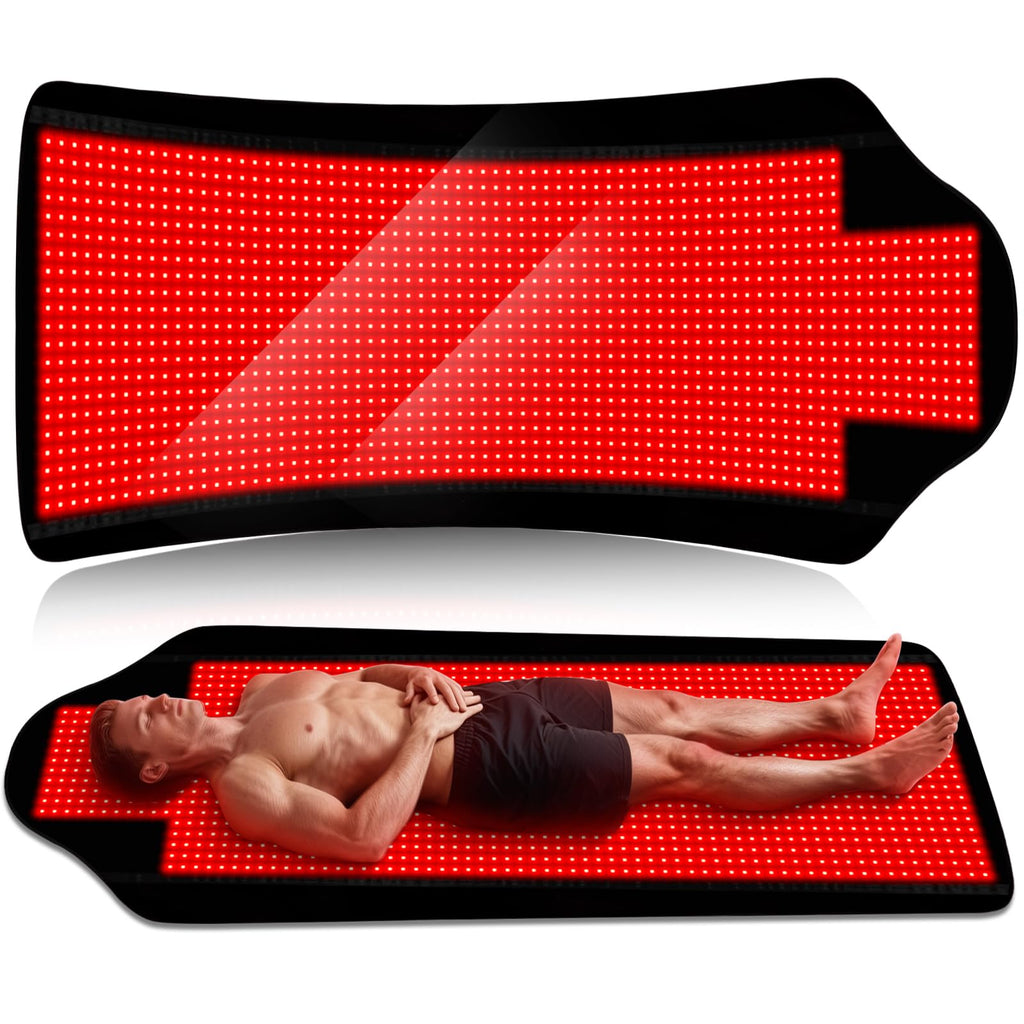 Red Light Therapy for Body,74" x 77.2" Large 2705 LEDs Dual Wavelength (660nm & 850nm) Infrared Therapy Pad, Home Wellness Blanket for Muscle Comfort Skin Rejuvenation