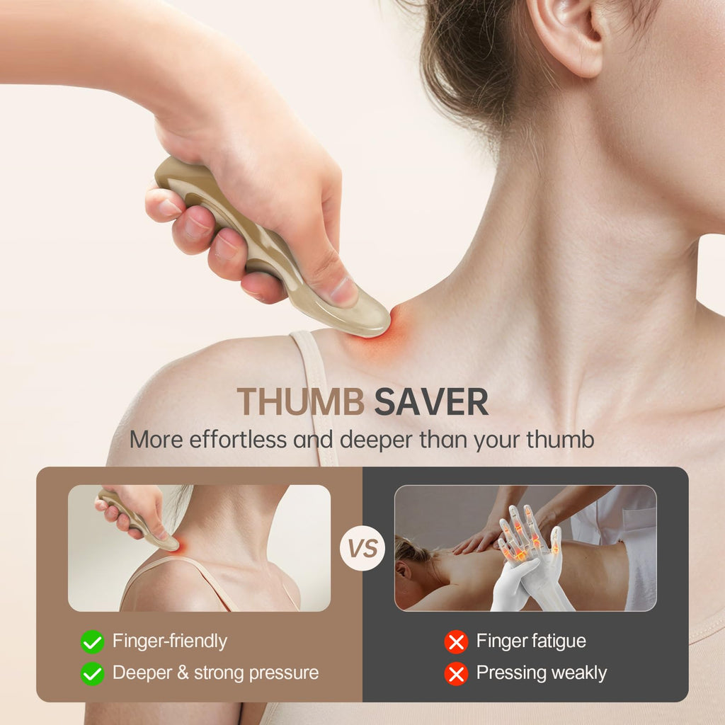 Body Gua Sha Tool Large Gua Sha Body Tool Cellulite Massage Tool (Resin) Lymphatic Drainage Tool Guasha Tool for Face, Back, Legs, Women's Body Shaping Tools