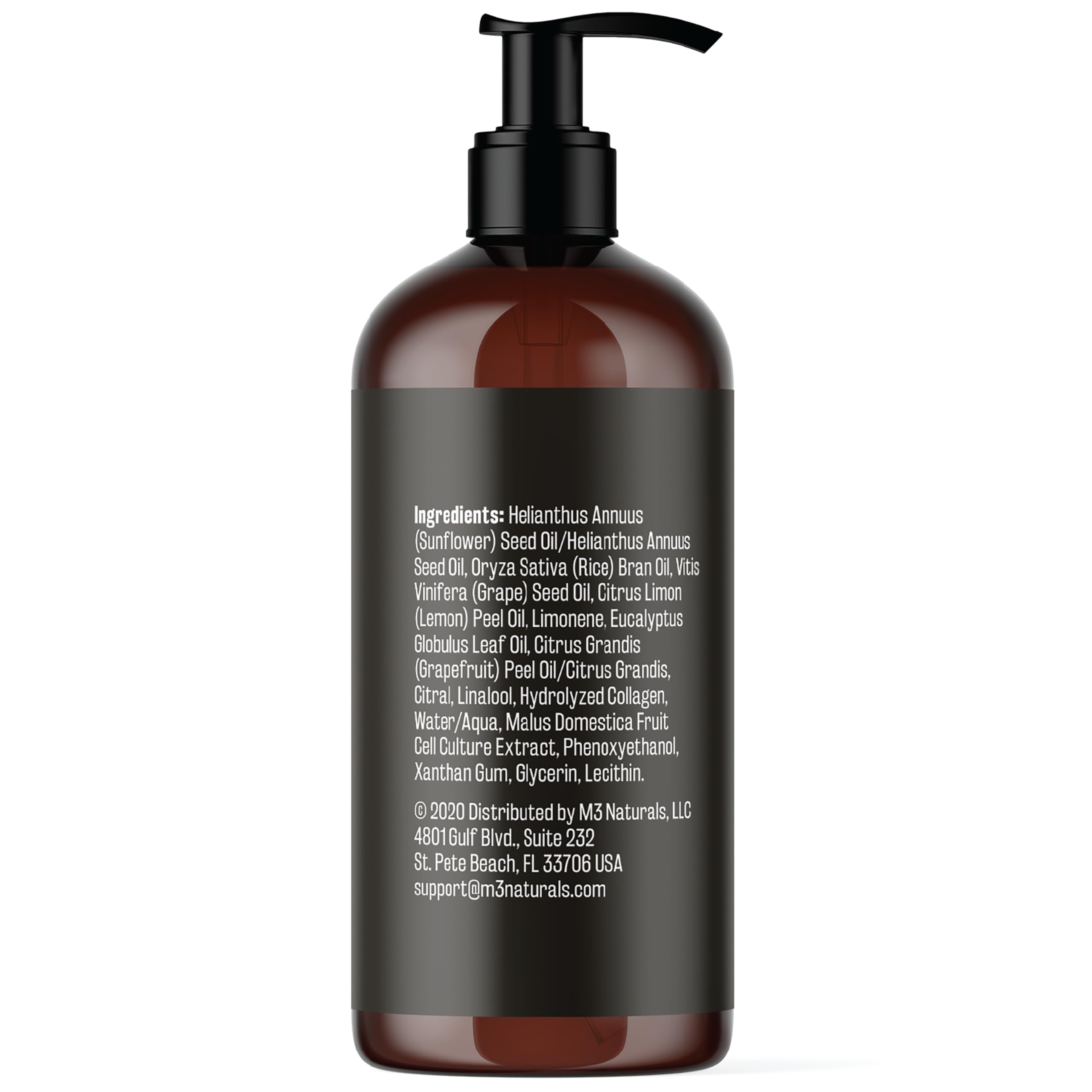 Firming Body Massage Oil with Collagen & Stem Cell – Helps Smooth The Appearance of Cellulite & Improve Skin Texture – Refreshing Aromatherapy Body Oil for Legs & Full Body – 16 Fl Oz