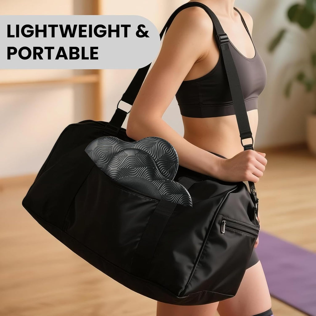2 Pack Yoga Knee Pads Mat Set - Extra Thick Foam Kneeling Pad Cushion for Knees, Elbows, Wrists, Head - Yoga Essentials for Women Men, Non-Slip Pilates, Meditation, Floor Workouts