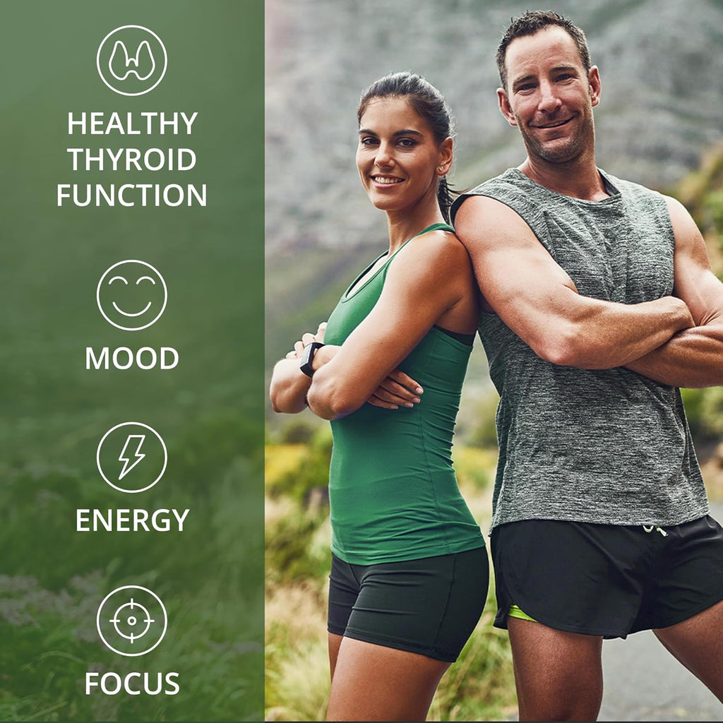 Raw Desiccated Thyroid Supplement. Grass Fed New Zealand Beef Neck & Thyroid Gland Capsules for Women and Men. Ancestral Living Ethically Sourced Bovine Supplements for Energy and Metabolism Support