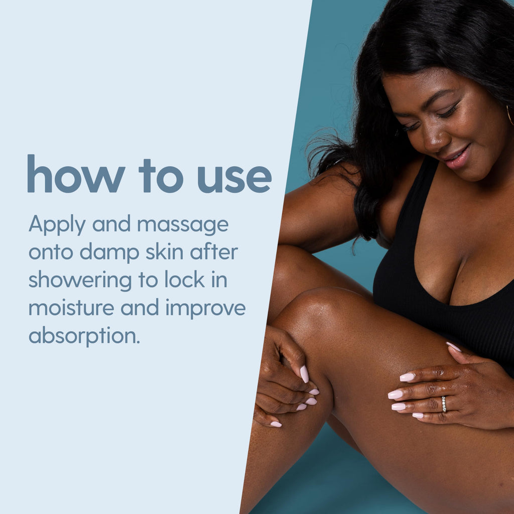 Firming Body Massage Oil with Collagen & Stem Cell – Helps Smooth The Appearance of Cellulite & Improve Skin Texture – Refreshing Aromatherapy Body Oil for Legs & Full Body – 16 Fl Oz