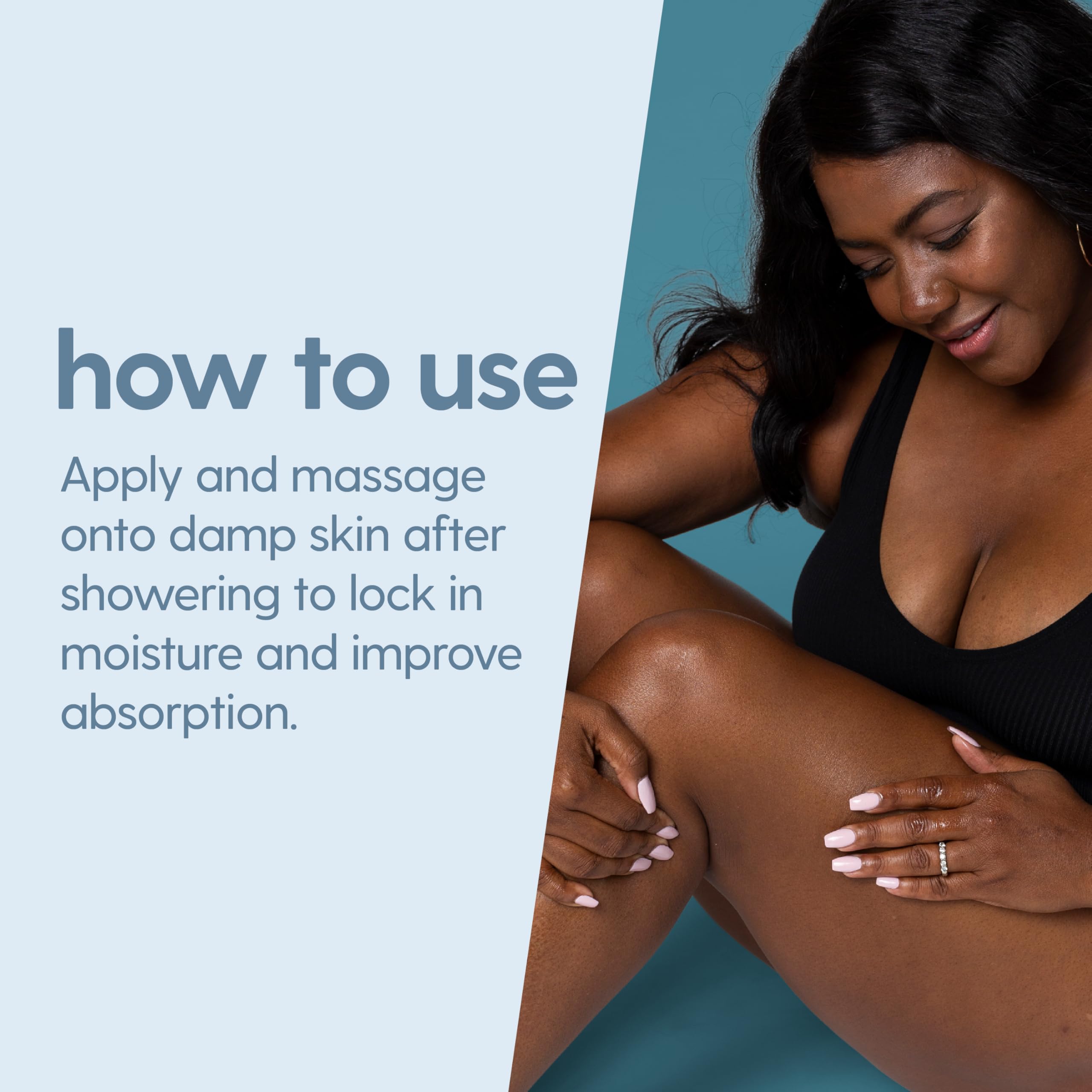 Firming Body Massage Oil with Collagen & Stem Cell – Helps Smooth The Appearance of Cellulite & Improve Skin Texture – Refreshing Aromatherapy Body Oil for Legs & Full Body – 16 Fl Oz