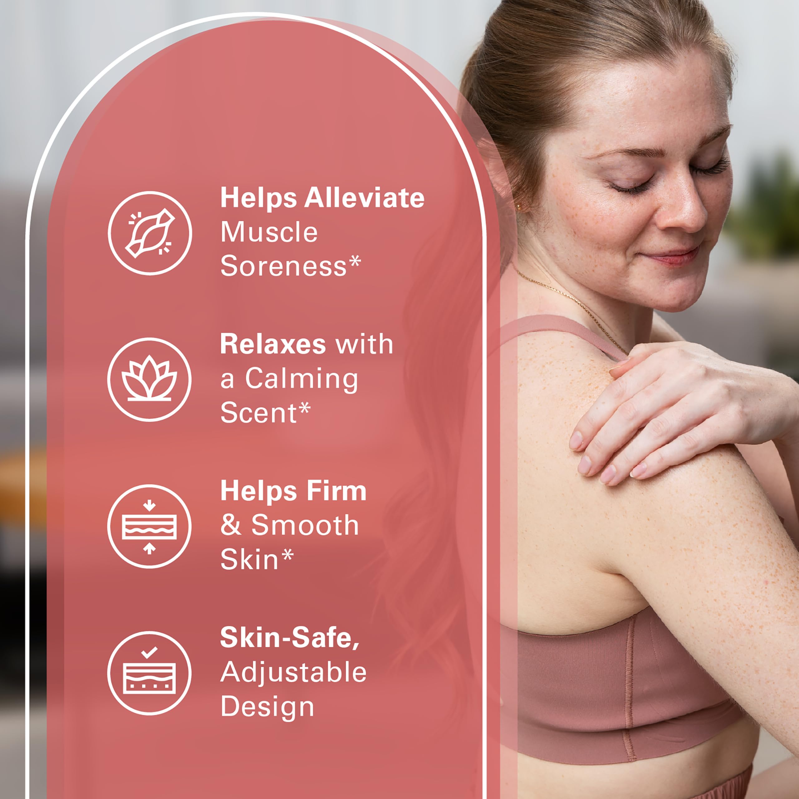 Firming Body Massage Oil with Collagen & Stem Cell – Helps Smooth The Appearance of Cellulite & Improve Skin Texture – Refreshing Aromatherapy Body Oil for Legs & Full Body – 16 Fl Oz
